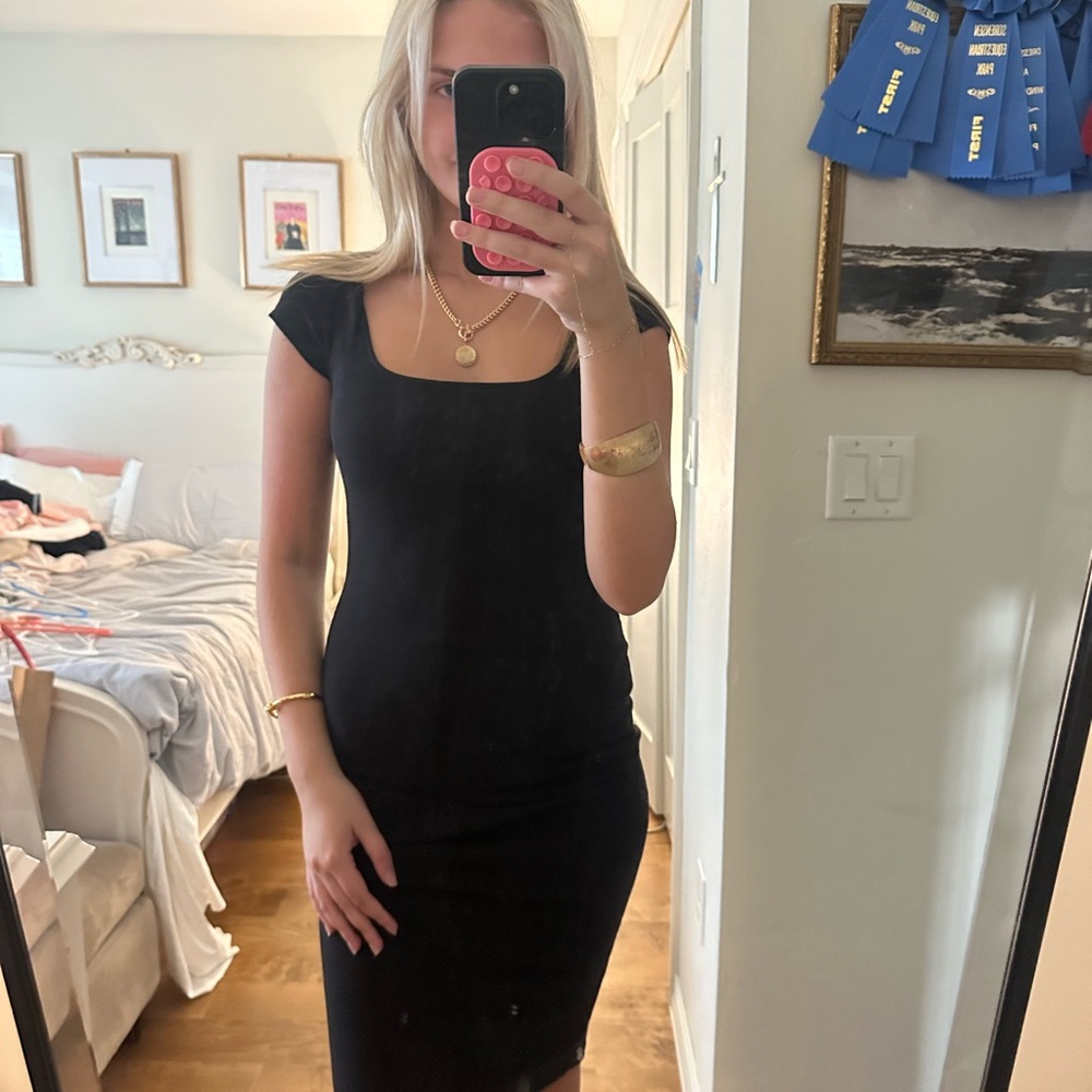 Nine West Black Midi Dress